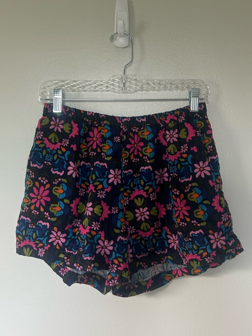 ✨NWOT Lucy & Yak Popan Cotton Shorts in Artisan Blue Print